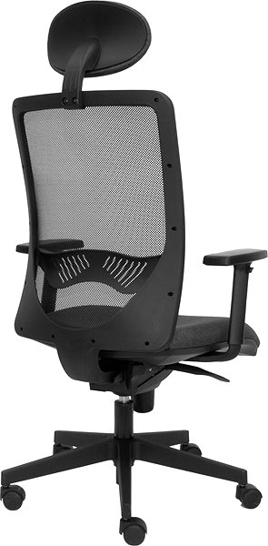 Kancelárska stolička ALBA Duck čierno-sivá Zadná strana