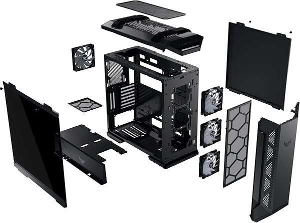 PC Case ASUS TUF Gaming GT501 Lateral view