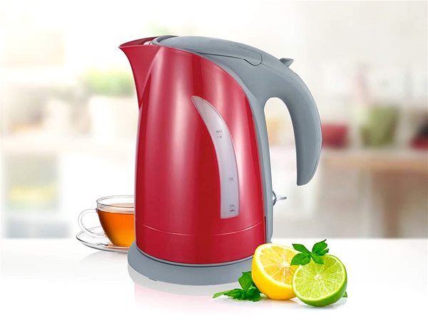 Electric Kettle Activer Plastic kettle Casey 1,8 l, red ...