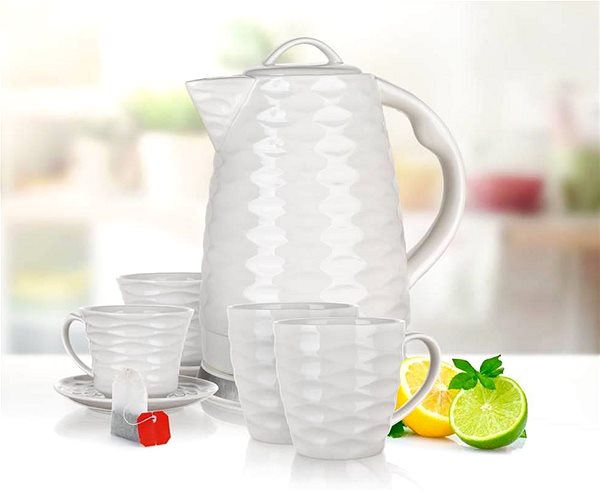 Electric Kettle Activer Kettle and 4 cups 1,7 l ...
