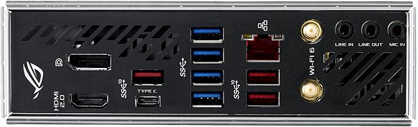 Motherboard ASUS ROG STRIX X570-I GAMING Connectivity (ports)