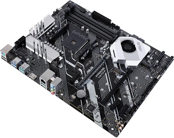 Motherboard ASUS PRIME X570-P Seitlicher Anblick