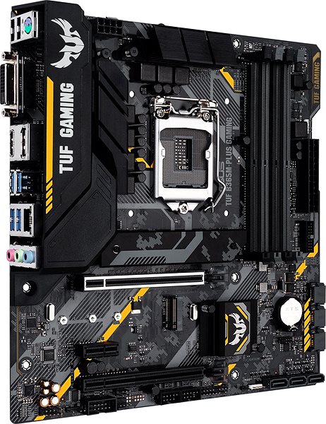 Motherboard ASUS TUF B365M-PLUS GAMING Seitlicher Anblick