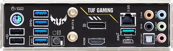 Motherboard ASUS TUF GAMING B550M-PLUS WIFI II Connectivity (ports)