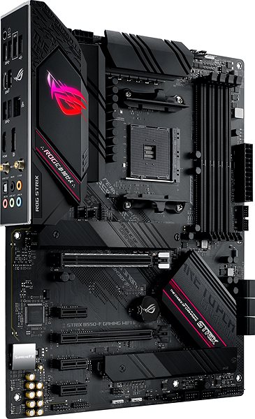 Motherboard ASUS ROG STRIX B550-F GAMING WIFI II Lateral view