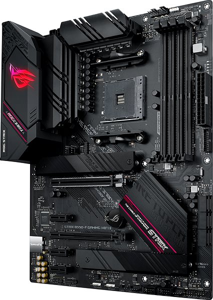 Motherboard ASUS ROG STRIX B550-F GAMING WIFI II Seitlicher Anblick