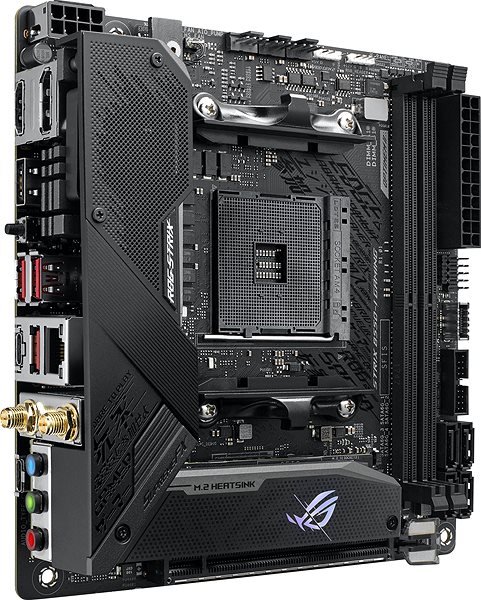 Motherboard ASUS ROG STRIX B550-I GAMING Seitlicher Anblick
