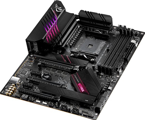 Motherboard ASUS ROG STRIX B550-XE GAMING WIFI Lateral view
