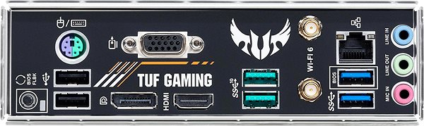 Motherboard ASUS TUF GAMING B550M-E WIFI Connectivity (ports)