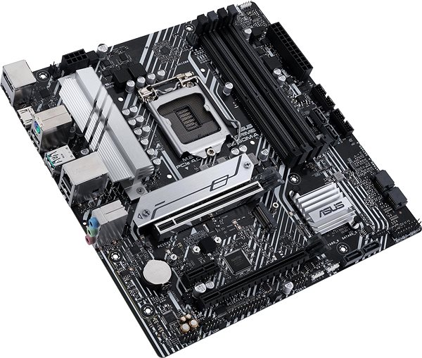 Motherboard ASUS PRIME B560M-A Seitlicher Anblick
