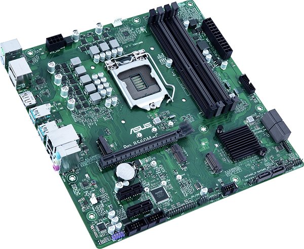Motherboard ASUS PRO B560M-C/CSM Lateral view