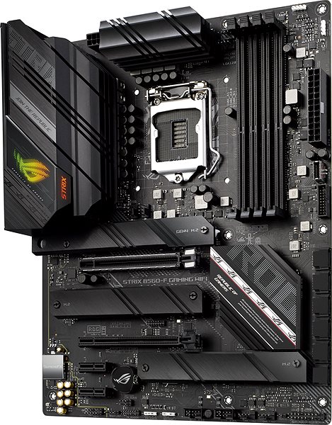 Motherboard ASUS ROG STRIX B560-F GAMING WIFI Seitlicher Anblick