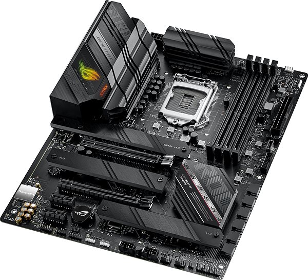 Motherboard ASUS ROG STRIX B560-F GAMING WIFI Lateral view