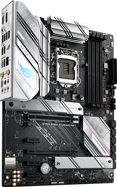 Motherboard ASUS ROG STRIX B560-A GAMING WIFI Seitlicher Anblick