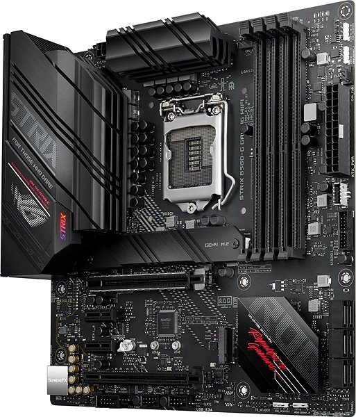 Motherboard ASUS ROG STRIX B560-G GAMING WIFI Lateral view