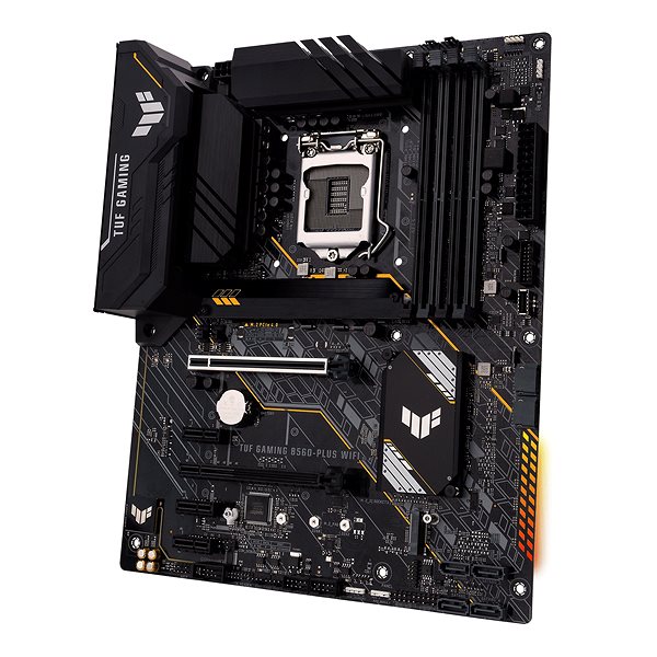 Motherboard ASUS TUF GAMING B560-PLUS WIFI Seitlicher Anblick