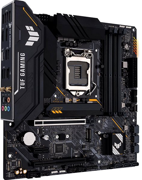Motherboard ASUS TUF GAMING B560M-PLUS WIFI Seitlicher Anblick