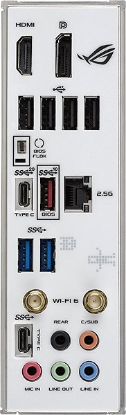 Alaplap ASUS ROG STRIX B660-A GAMING WIFI Csatlakozási lehetőségek (portok)