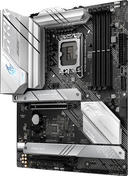 Motherboard ASUS ROG STRIX B660-A GAMING WIFI Lateral view