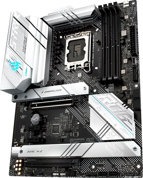 Motherboard ASUS ROG STRIX B660-A GAMING WIFI D4 Lateral view