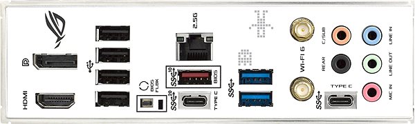 Motherboard ASUS ROG STRIX B660-A GAMING WIFI D4 Anschlussmöglichkeiten (Ports)