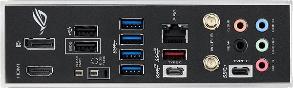 Alaplap ASUS ROG STRIX B660-F GAMING WIFI Csatlakozási lehetőségek (portok)