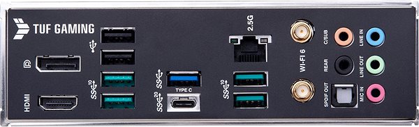 Motherboard ASUS TUF GAMING B660M-PLUS WIFI D4 Anschlussmöglichkeiten (Ports)