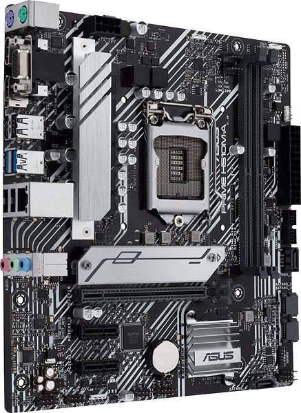 Motherboard ASUS PRIME H510M-A Lateral view