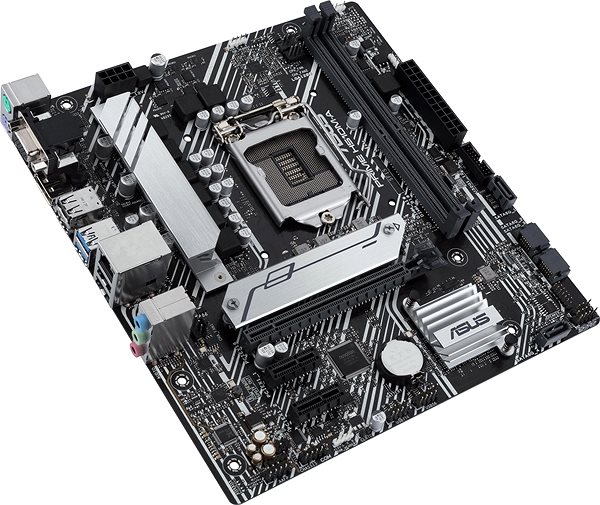 Motherboard ASUS PRIME H510M-A Seitlicher Anblick
