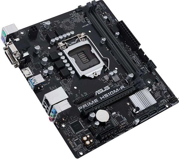 Motherboard ASUS PRIME H510M-R Lateral view