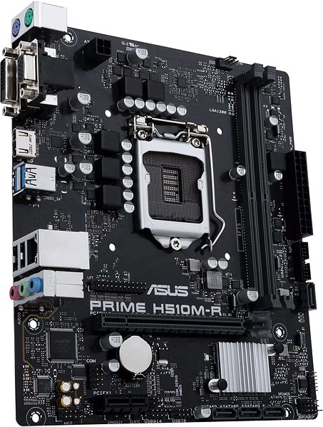 Motherboard ASUS PRIME H510M-R Lateral view