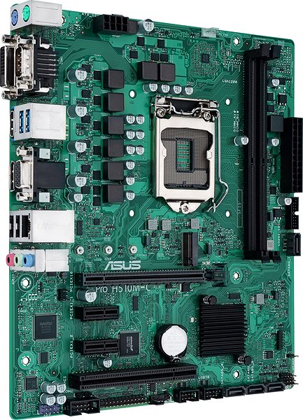 Motherboard ASUS PRO H510M-C/CSM Lateral view