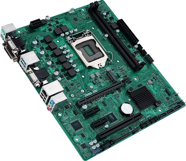 Motherboard ASUS PRO H510M-C/CSM Lateral view