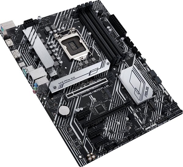 Motherboard ASUS PRIME H570-PLUS Lateral view