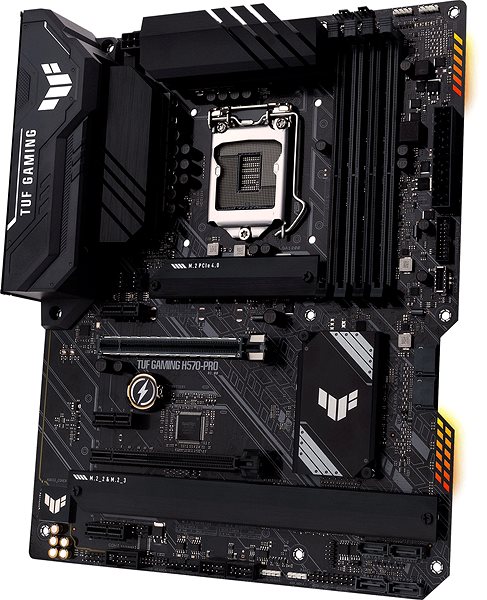 Motherboard ASUS TUF GAMING H570-PRO Seitlicher Anblick