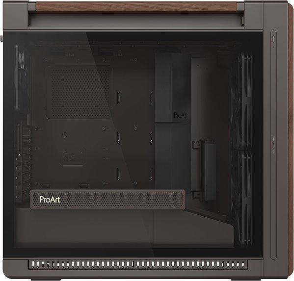 PC Case ASUS ProArt PA602 Walnut Wood TG PWM Retro Brown ...