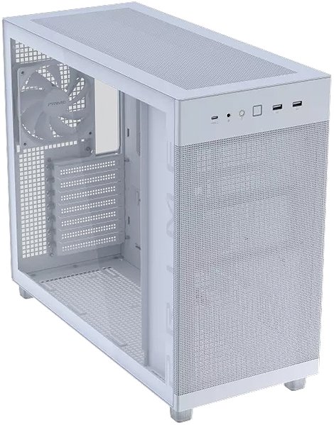 ASUS PRIME AP303 TG WHITE PC case.