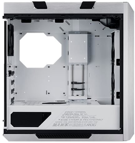 PC skrinka ASUS ROG Strix Helios White Bočný pohľad