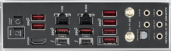 Motherboard ASUS ROG MAXIMUS XIII EXTREME Anschlussmöglichkeiten (Ports)