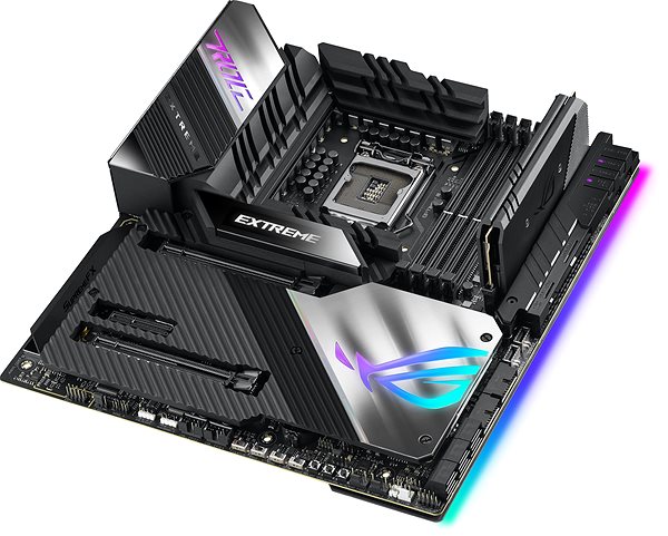 Motherboard ASUS ROG MAXIMUS XIII EXTREME Lateral view