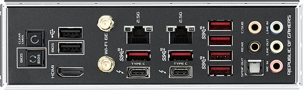 Motherboard ASUS ROG MAXIMUS XIII HERO Anschlussmöglichkeiten (Ports)