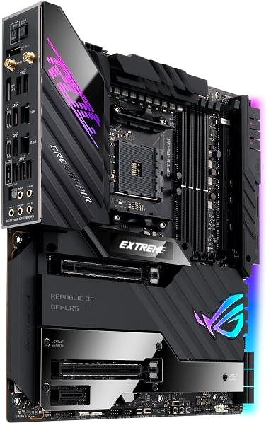 Motherboard ASUS ROG CROSSHAIR VIII EXTREME Lateral view
