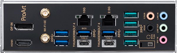 Motherboard ASUS ProArt X570-CREATOR WIFI Mainboard Anschlussmöglichkeiten (Ports)
