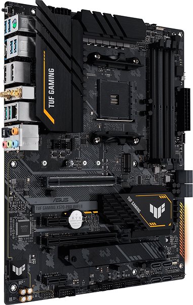 Motherboard ASUS TUF GAMING X570-PRO WIFI II Lateral view