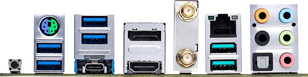 Motherboard ASUS TUF GAMING X570-PRO WIFI II Mainboard Anschlussmöglichkeiten (Ports)