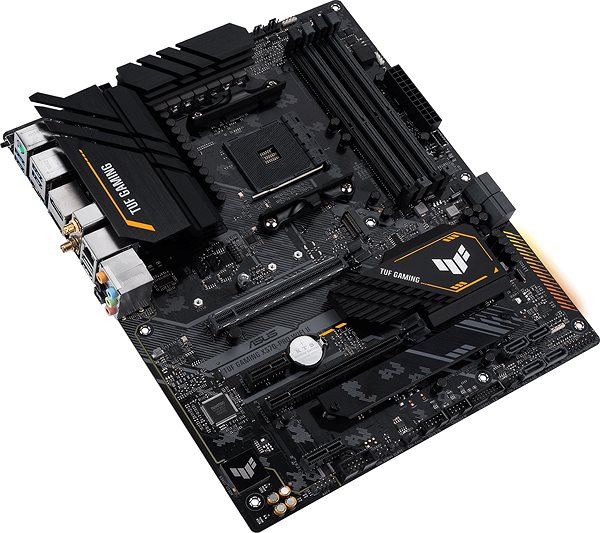 Motherboard ASUS TUF GAMING X570-PRO WIFI II Lateral view
