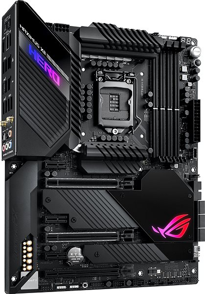 Motherboard ASUS ROG MAXIMUS XII HERO (WI-FI) Lateral view