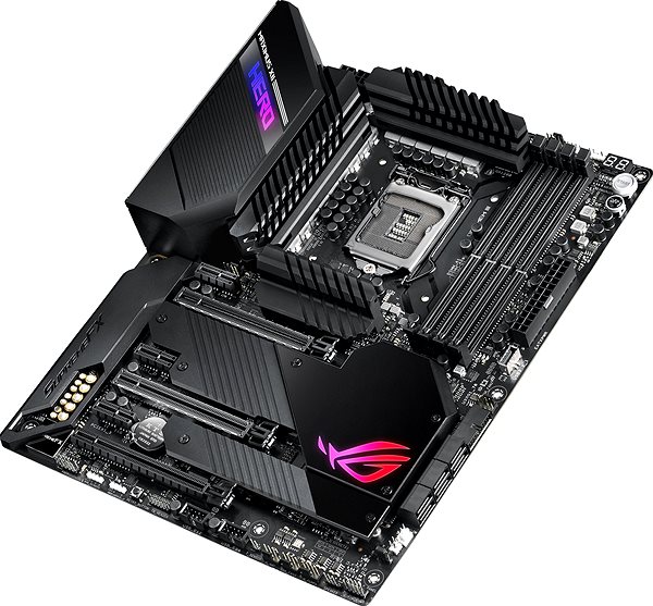 Motherboard ASUS ROG MAXIMUS XII HERO (WI-FI) Lateral view
