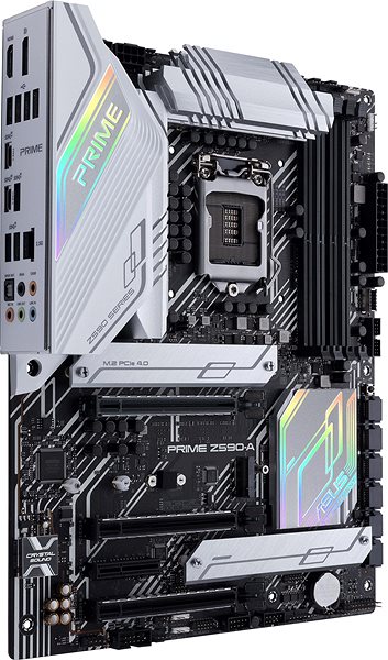 Motherboard ASUS PRIME Z590-A Lateral view