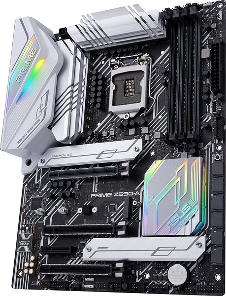 Motherboard ASUS PRIME Z590-A Lateral view